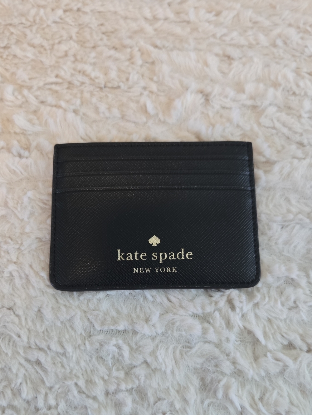 Kate Spade Black Saffiano Leather Card Holder